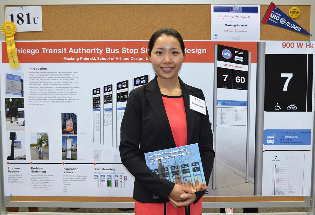 cta bus stop signage presentation
