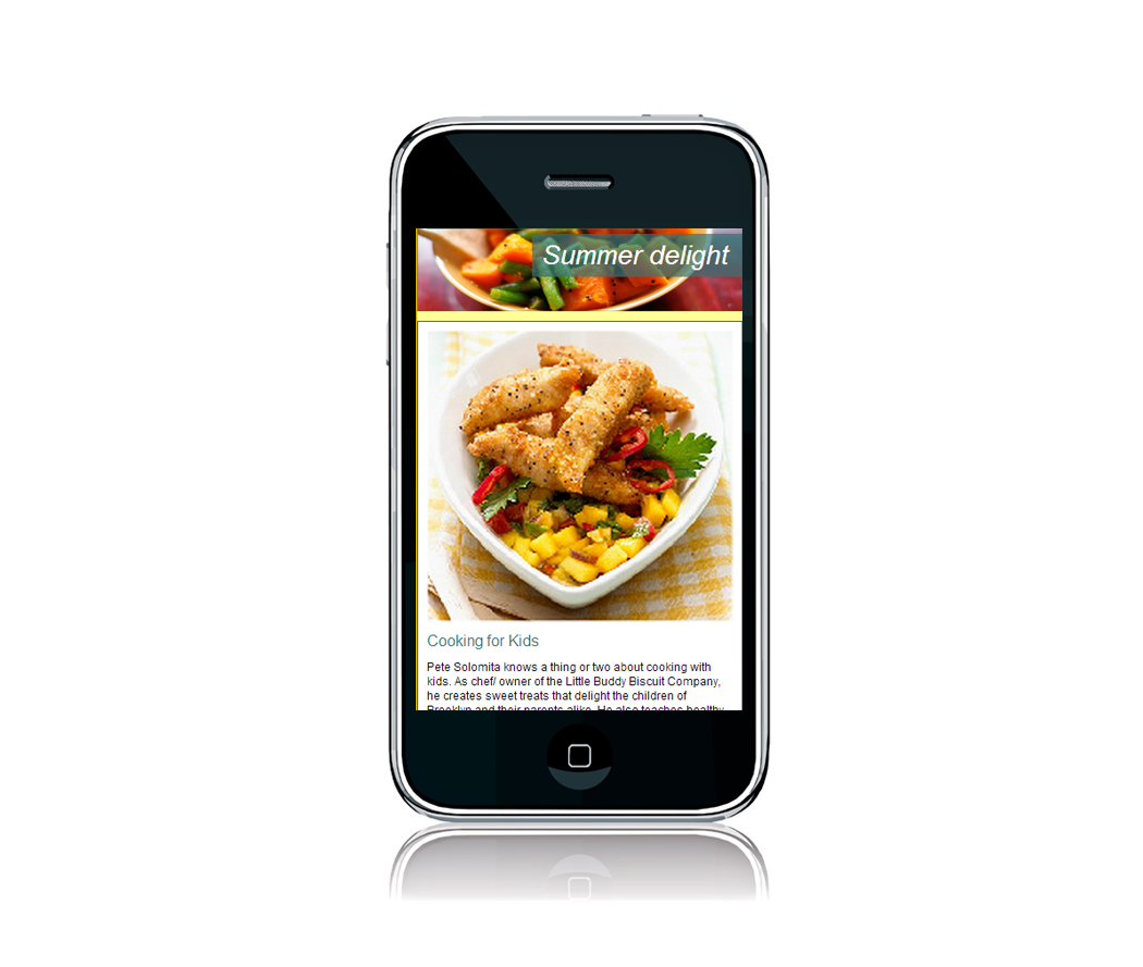 cooking site mobile